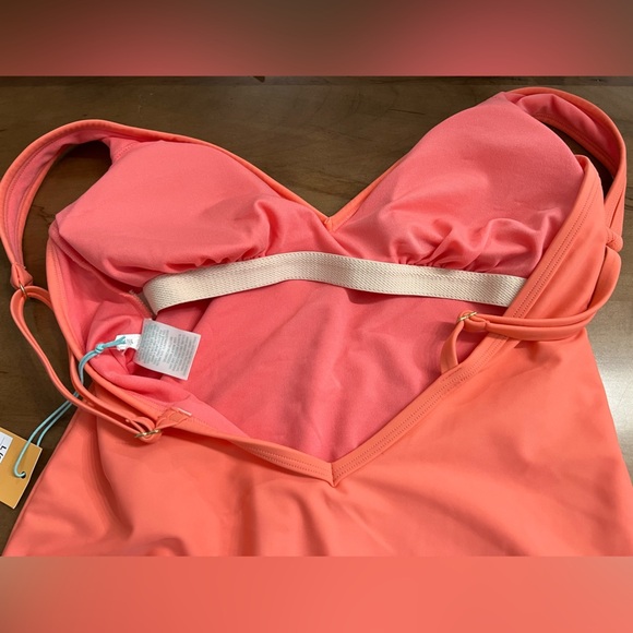 Kona Sol One Piece Orange Swimsuit NWT Size Large - Picture 10 of 10